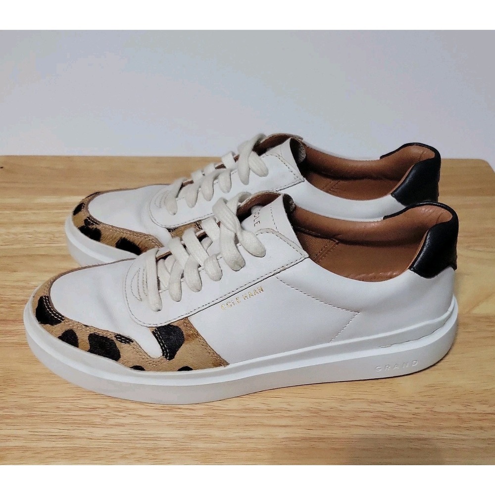 Cole Haan Womens GrandPro Rally Court Shoes 8B Lace Up Sneakers White - Picture 4 of 15